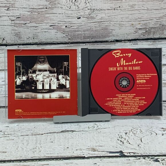 Barry Manilow – Singin' With The Big‎ Bands [CD 1994] Glenn Miller Orchestra - Picture 5 of 5